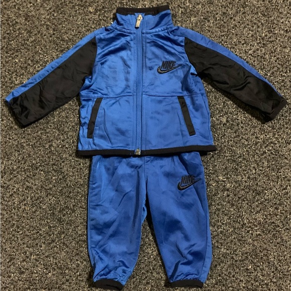 Nike Kids Blue and Black Tracksuit - Picture 1 of 2